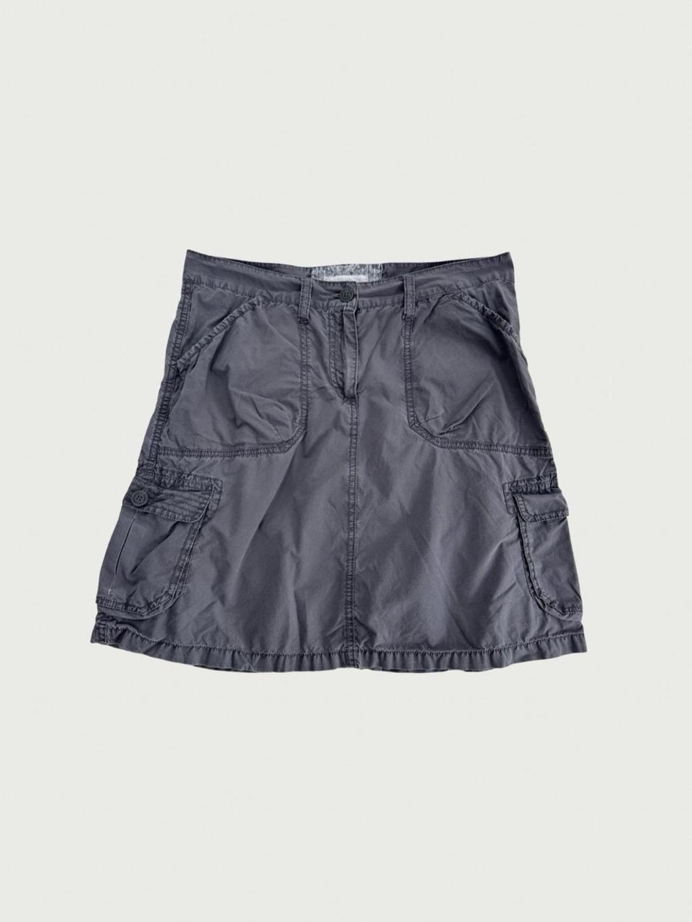 Knee Length Cargo Skirt